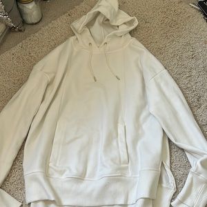 White hoodie